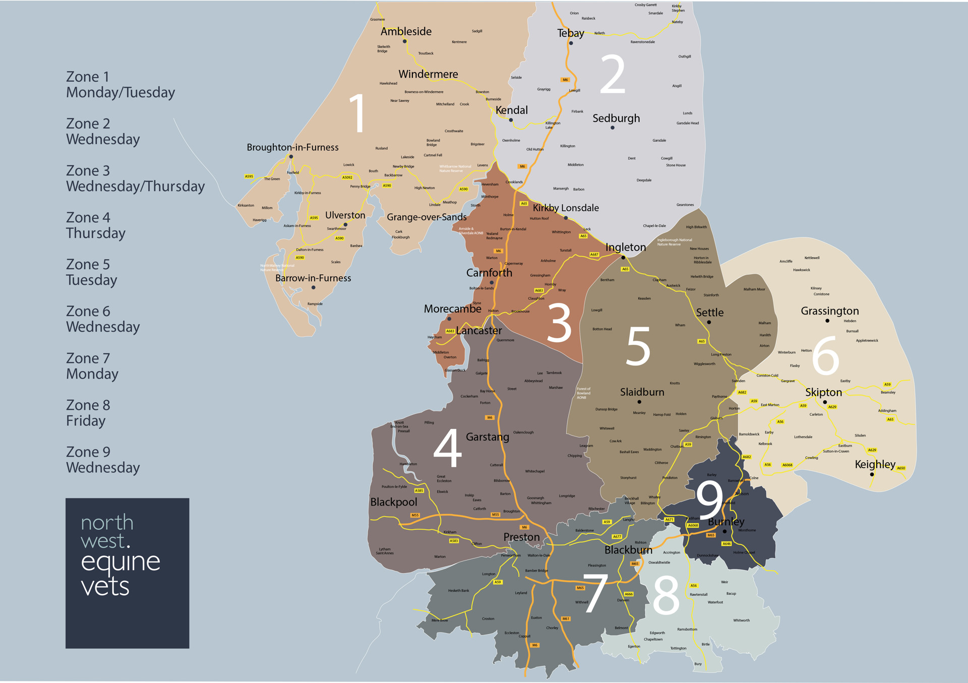 Zone Map 2023 New Colours